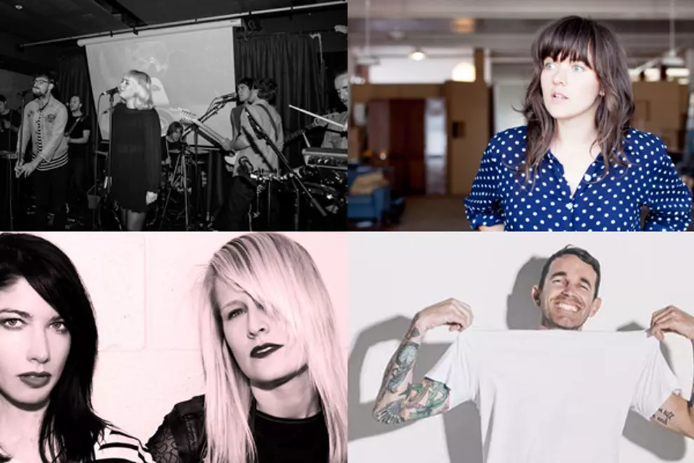 Clockwise from top left: Dorsal Fins, Courtney Barnett, Paces, Dark Fair