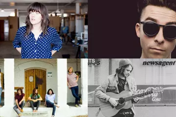 Clockwise from top left: Courtney Barnett, Tuka, Ben Wright Smith and Tame Impala