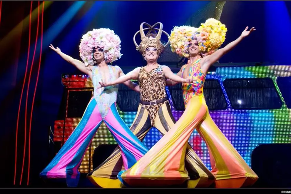 The cast of Priscilla Queen Of The Desert: The Musical