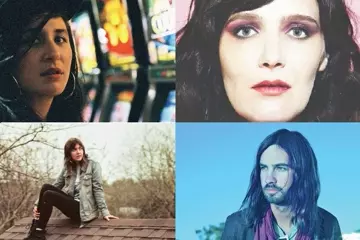 Clockwise from top left: Jess Ribeiro, Sarah Blasko, Tame Impala, Courtney Barnett
