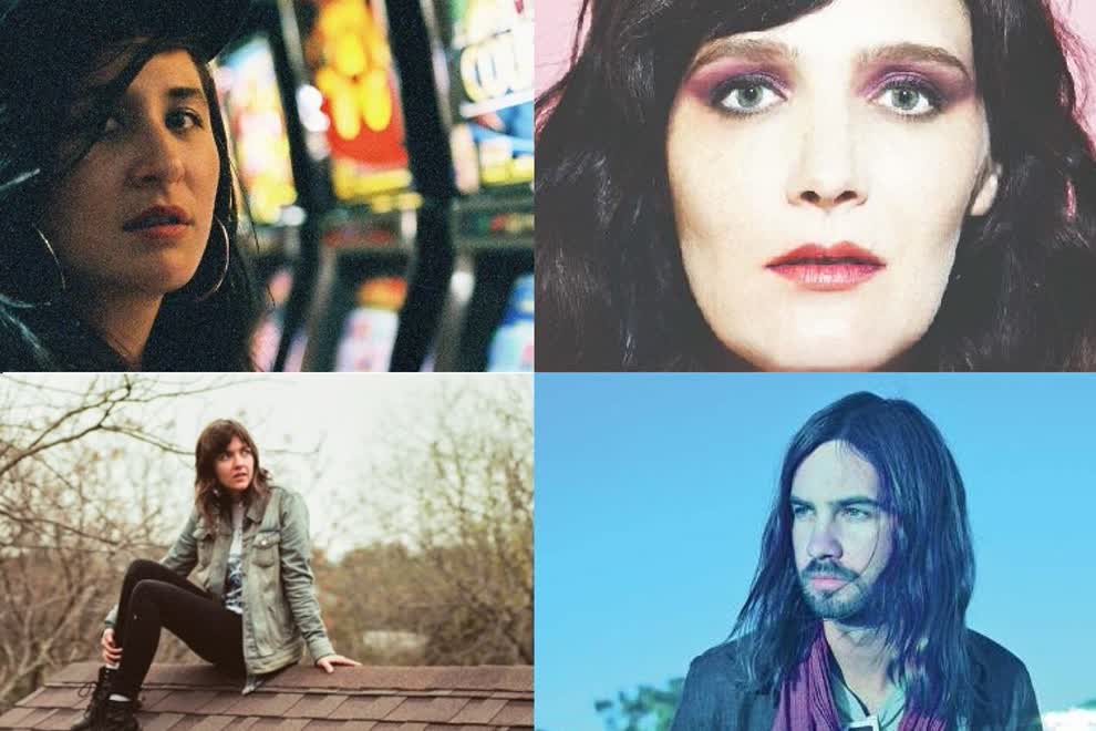 Clockwise from top left: Jess Ribeiro, Sarah Blasko, Tame Impala, Courtney Barnett