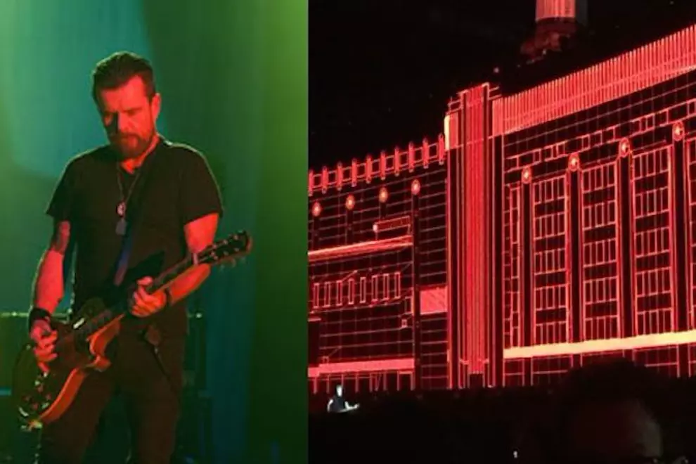 L: Billy Duffy & The Cult @ Festival Hall (pic by Andrew Briscoe). R: Roger Waters @ Desert Trip