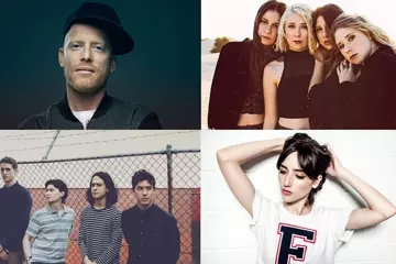 Clockwise L-R: Urthboy, Stonefield, Elizabeth Rose, Last Dinosaurs