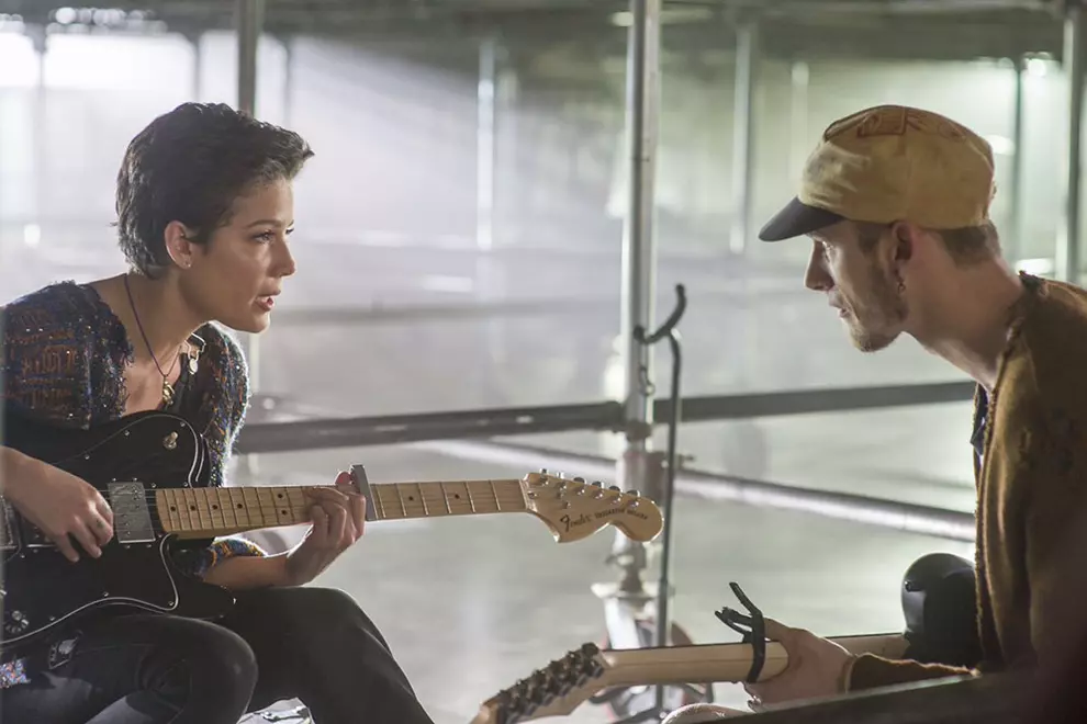 Halsey with Richard Colson Baker in ‘Roadies’