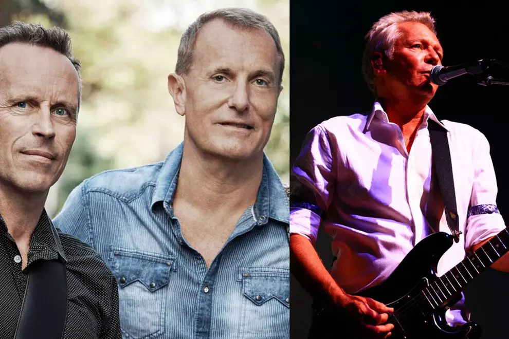 Mark Seymore & James Reyne (left), ICEHOUSE's Iva Davies (right)