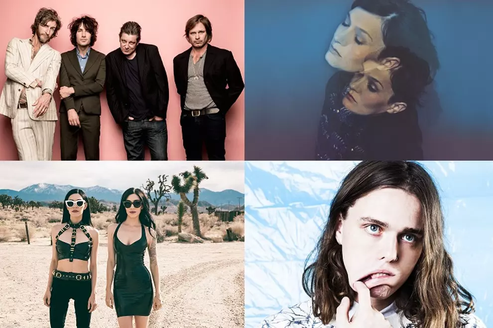 L-R clockwise: You Am I, Sarah Blasko, Allday, The Veronicas