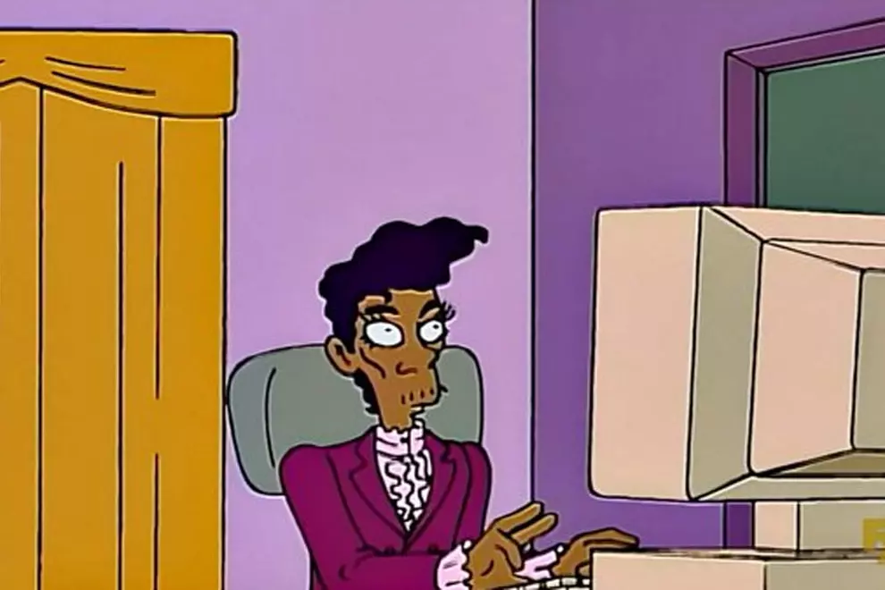 Prince in 'Radioactive Man'. Pic via Twitter