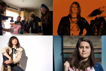 C'wise from top left: King Parrot, Dallas Frasca, Alex Lahey, Jess Cornelius (Teeth & Tongue)