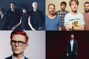 Clockwise L-R: The Jezabels, Verge Collection, Neel Kolhatkar, Rhys Nicholson