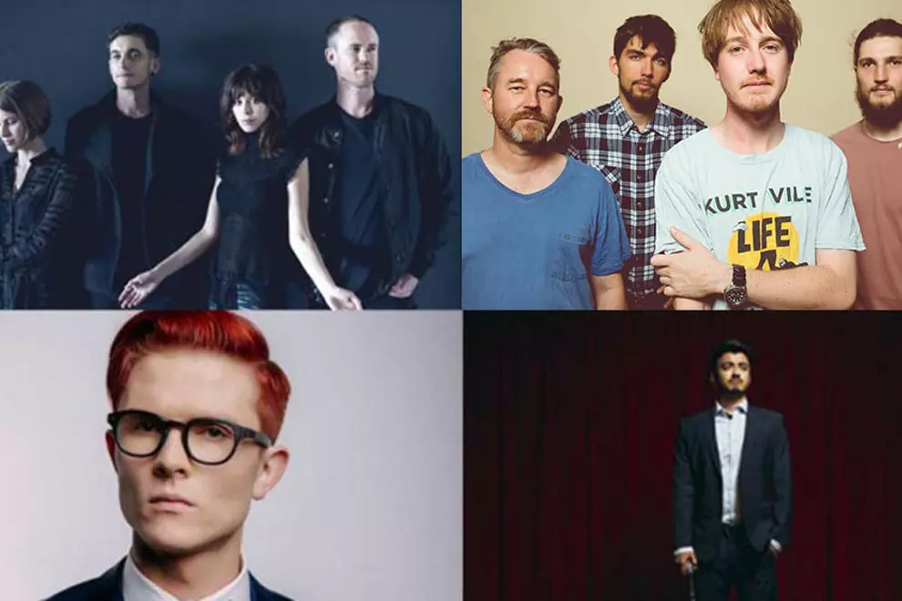 Clockwise L-R: The Jezabels, Verge Collection, Neel Kolhatkar, Rhys Nicholson