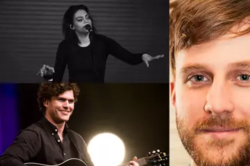 Left: Thelma Plum & Vance Joy. Right: Dave Ruby Howe.