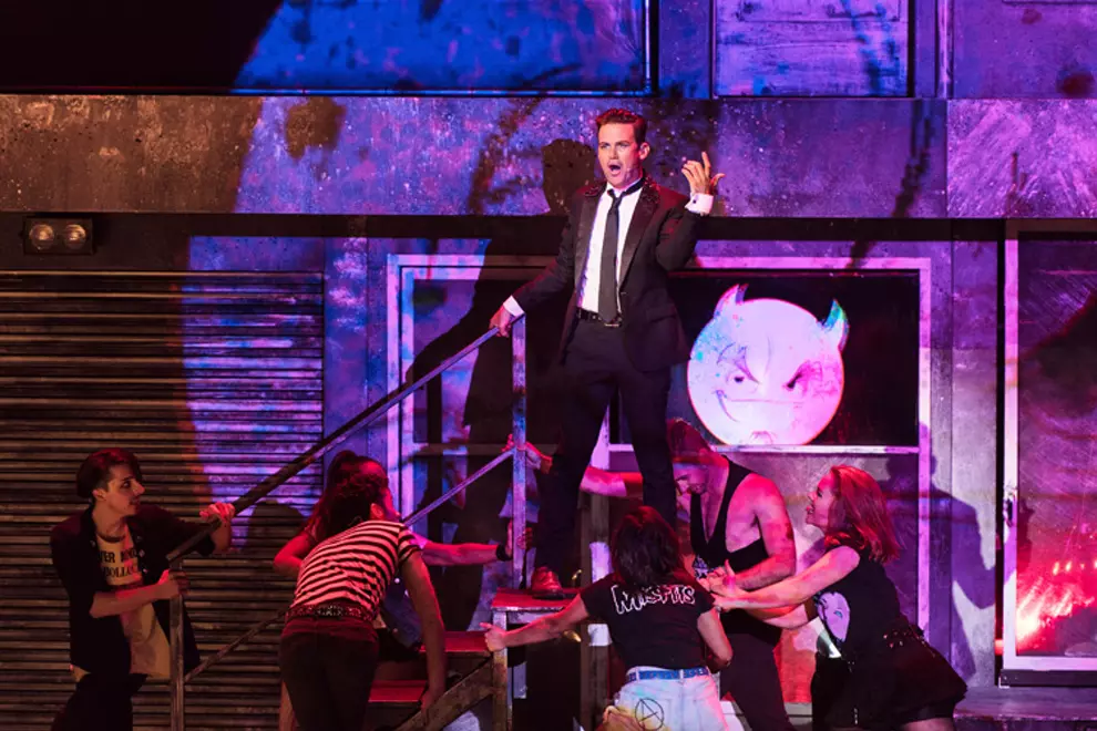 Phil Jamieson in American Idiot. Pic by Dylan Evans
