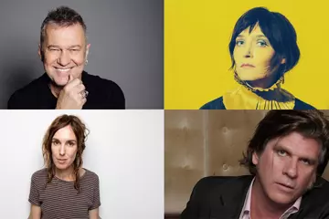 C'wise from top left: Jimmy Barnes, Sarah Blasko (pic by Wilk), Tex Perkins, Holly Throsby