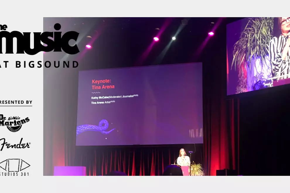 Tina Arena during her BIGSOUND keynote