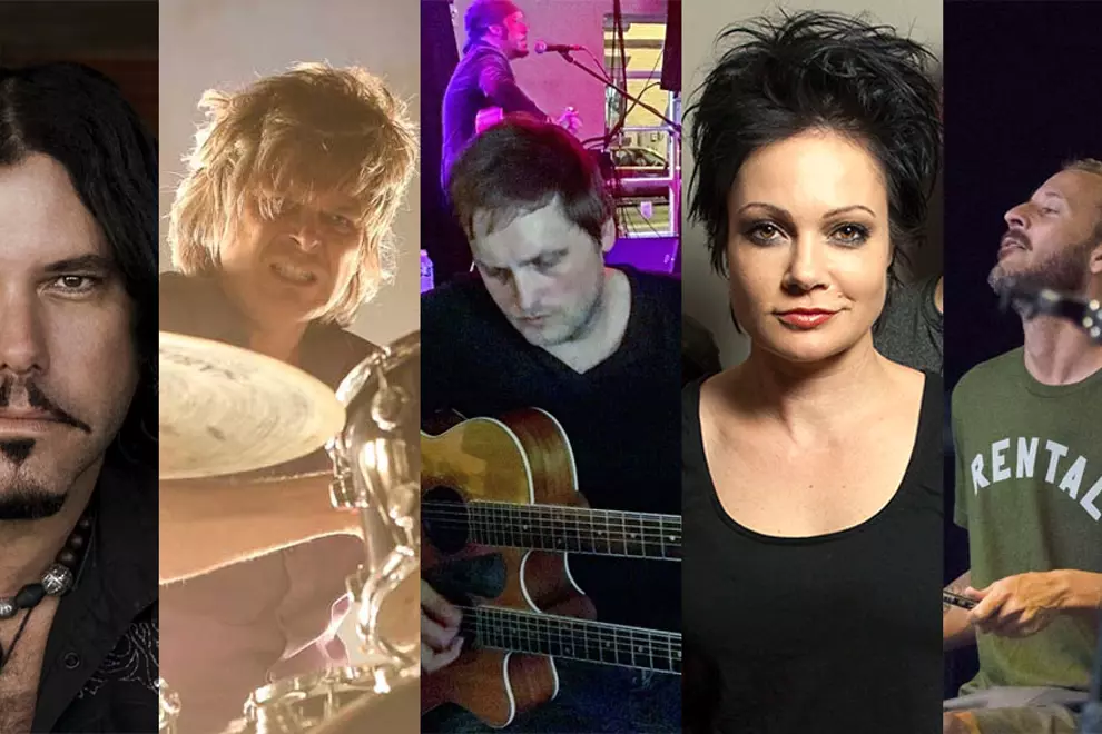 From left: Jeff Martin, Jeff Burrows, Corey De Luka, Sarah McLeod, Mick Skelton (pics by Linda Dunjey & Josh Groom)