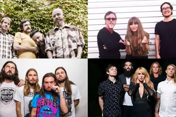 C'wise from top left: The Meanies, Some Jerks, Smoking Martha (pic: Soulbridge Media) and The Bennies