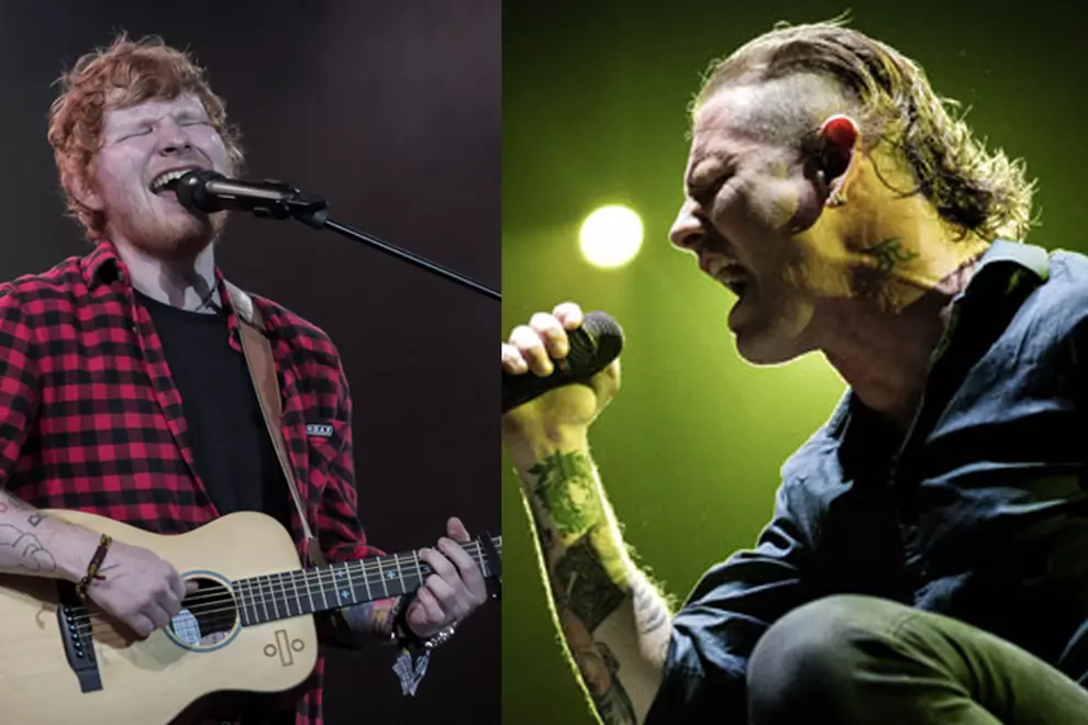 Sheeran @ Glastonbury 2017 & Stone Sour In Aus 2013 (both pics by Josh Groom)