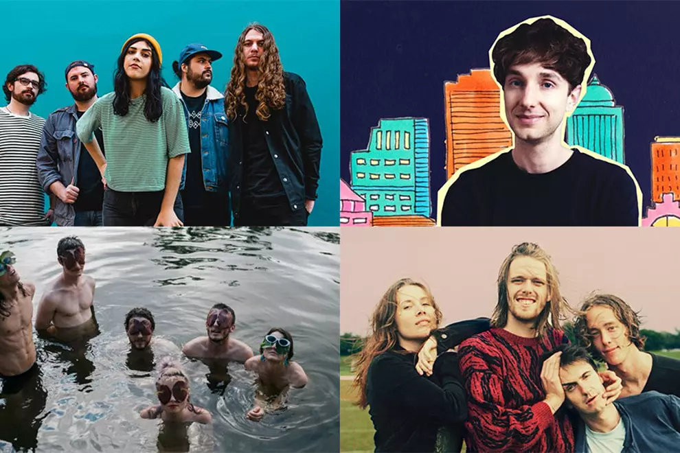 C'wise from top left: WAAX (pic: Ian Laidlaw), Jeremy Neale, Flowertruck, Nice Biscuit