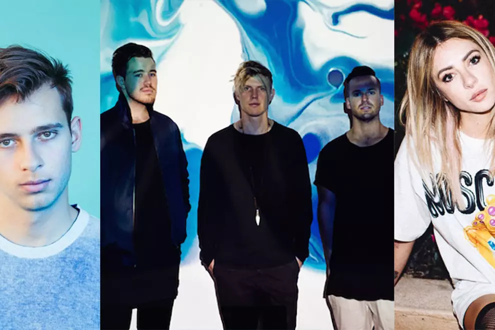 From left: Flume, RÜFÜS, Alison Wonderland
