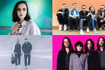 C'wise from top left: Meg Mac, Ball Park Music, The Preatures, Horrorshow