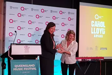 Annastacia Palaszczuk and Georgia Potter. Pic by Mitch Knox