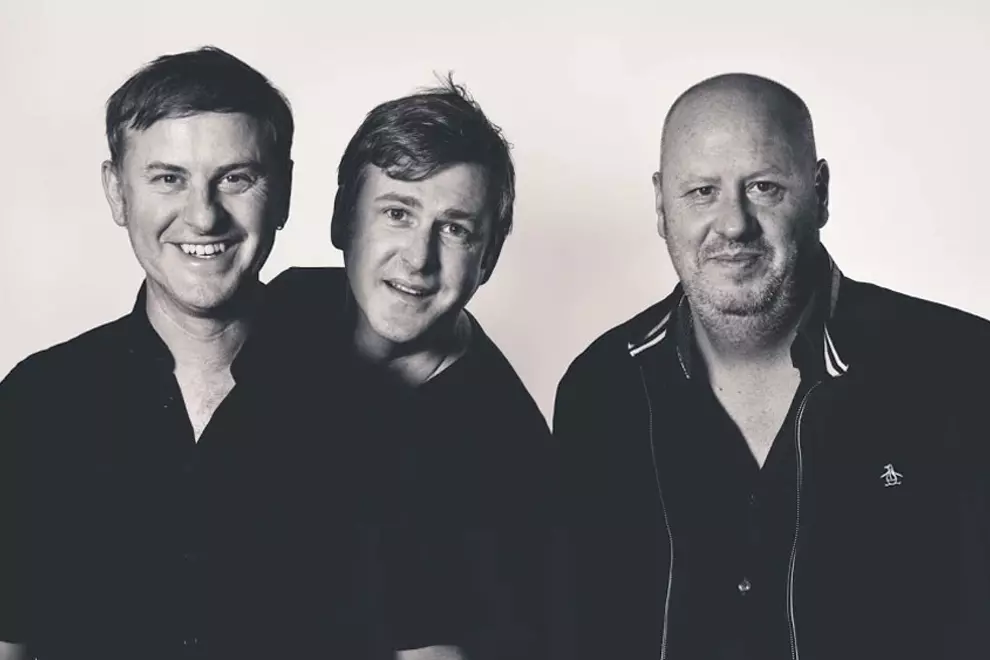 From left: Inertia co-founders Ashley Sellers & Justin Cosby, and chief executive Colin Daniels