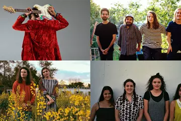 C'wise from top left: Harts (pic: Kane Hibberd), Baskervillain, Pink Matter, Willow Beats