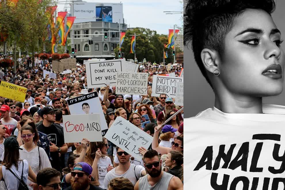 Keep Sydney Open rally by Josh Groom, Montaigne