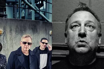 New Order and Peter Hook. Pic by William Ellis
