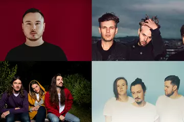 C'wise from top left: Duke Dumont, PNAU, SAFIA, Heaps Good Friends