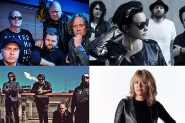 L-R: The Angels, Baby Animals, Suzi Quatro, The Screaming Jets