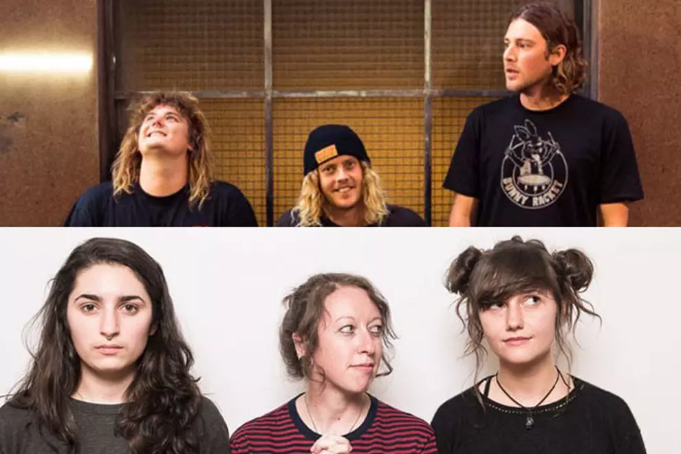 Top: Skeggs. Bottom: Camp Cope (pic by Ian Laidlaw)