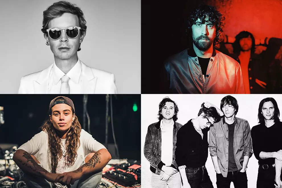 Clockwise L-R: Beck, Justice, Tash Sultana, Phoenix (pic by Shervin Lainez)