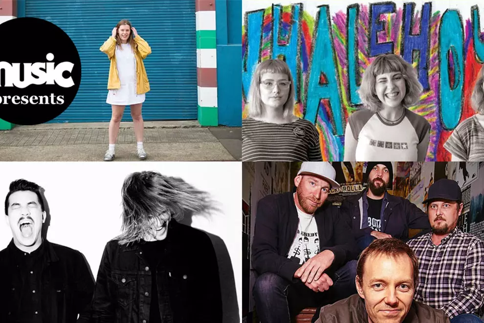 C'wise from top left: Alice Ivy, WHALEHOUSE, Butterfingers, Polish Club