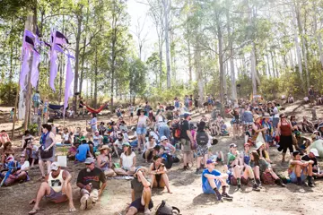 Woodford Folk Festival in 2016.
