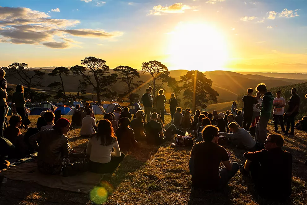 NYE On The Hill 2017. Pic by Catherine Forge.