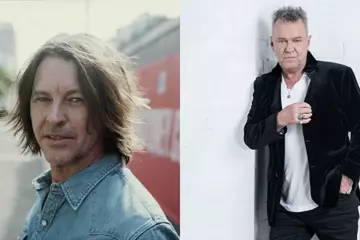 Bernard Fanning (L) & Jimmy Barnes (Pic by Nic Walker)