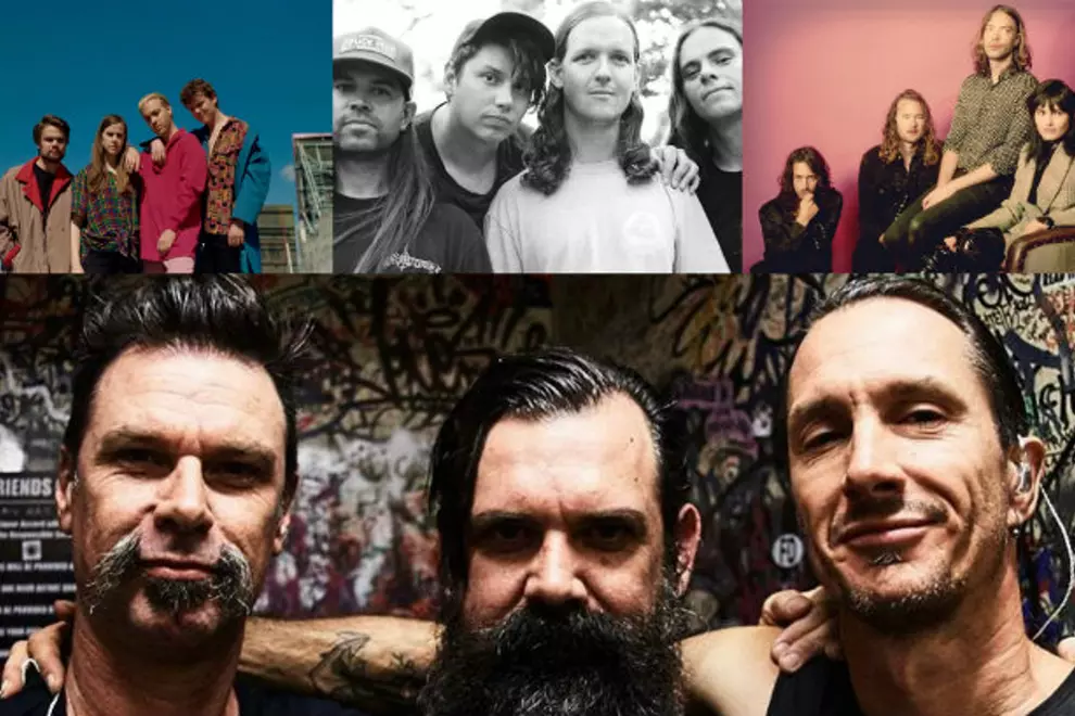 Clockwise: Cub Sport, Violent Soho, The Preatures, COG