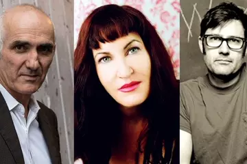 Paul Kelly (pic by Steve Young), Erin Kelly-Burkett, Joey Cape (pic by Lisa Johnson)