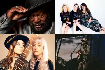 George Clinton (pic by William Thoren), I’m With Her (pic by Shervin Lainez), Ray LaMontagne, Larkin Poe
