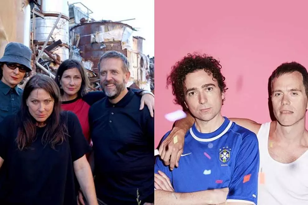 The Breeders (left) & The Presets (right)