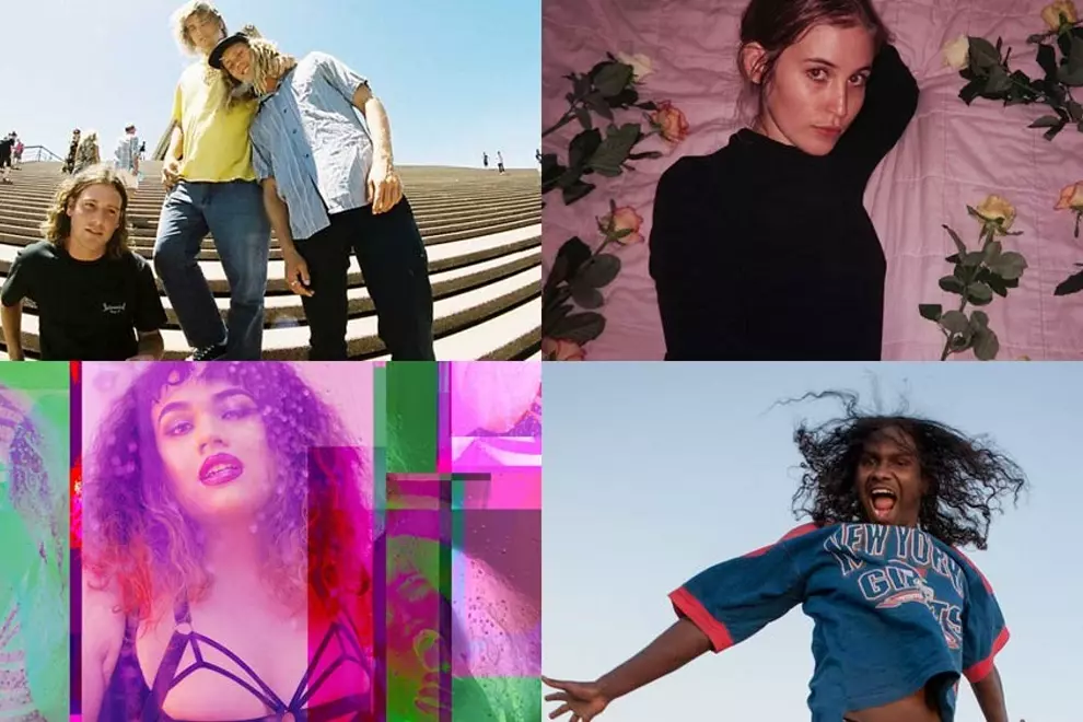 Clockwise from top left: Skeggs, Hatchie, Baker Boy, Miss Blanks