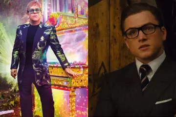Elton John, Taron Egerton - pic via YouTube