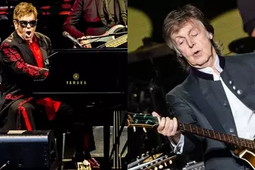 John (pic by Lucinda Goodwin) and McCartney (pic by Peter Dovgan) in Aus last year