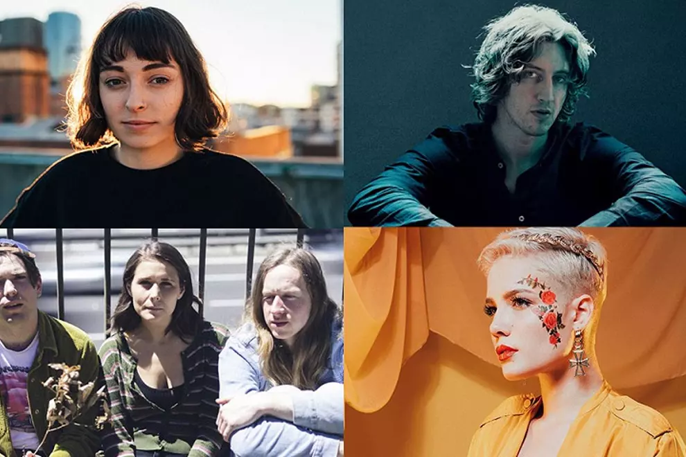 Clockwise L-R: Stella Donnelly, Dean Lewis, Halsey, Middle Kids