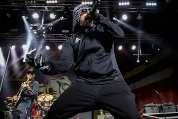 Prophets Of Rage in Sydney last night. Pic by Josh Groom