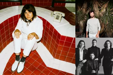 Clockwise: Courtney Barnett, Dirty Projectors, Arctic Monkeys