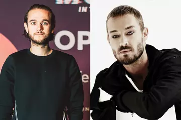 Zedd (left, pic by Dara Munnis) & Johns
