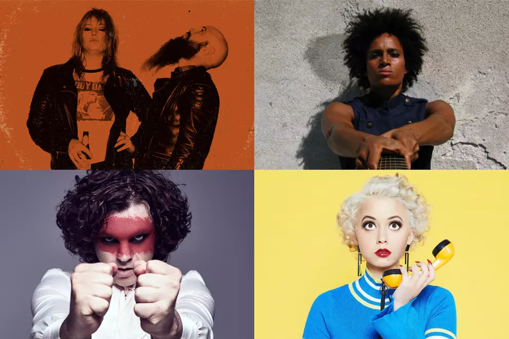 Clockwise from top left: Dallas Frasca, Z-Star Trinity, Sahara Beck, Marz