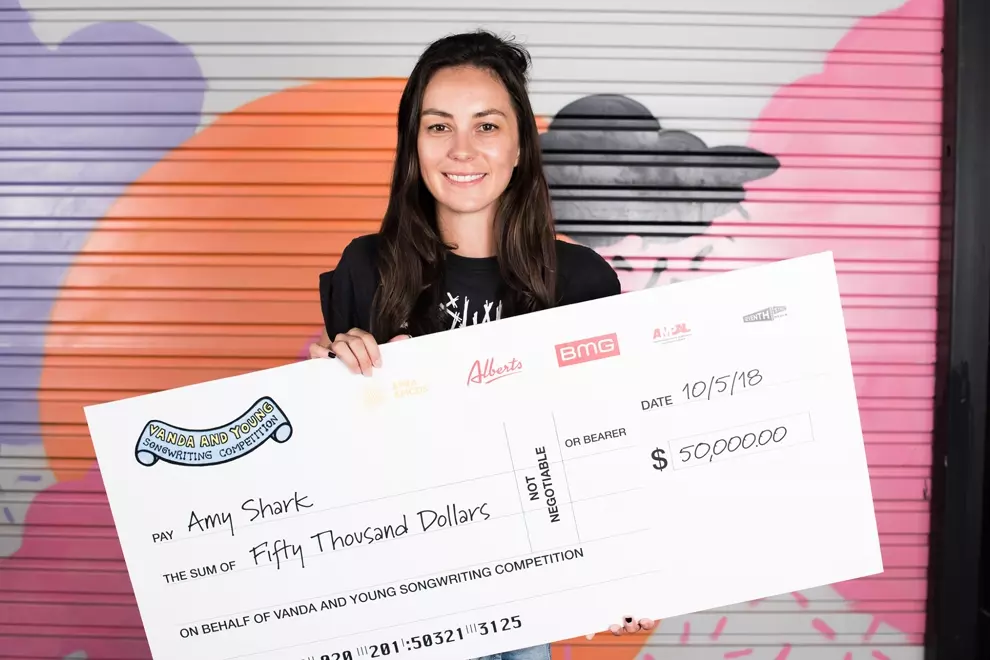 Vanda & Young Songwriting Competition winner Amy Shark